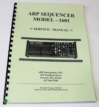 ARP Sequenzer Typ 1601 / technische Unterlage